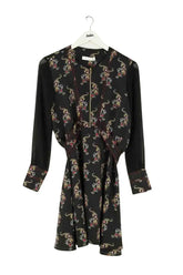 Robe Sandro Noir en Synthétique, taille M - Seconde Main