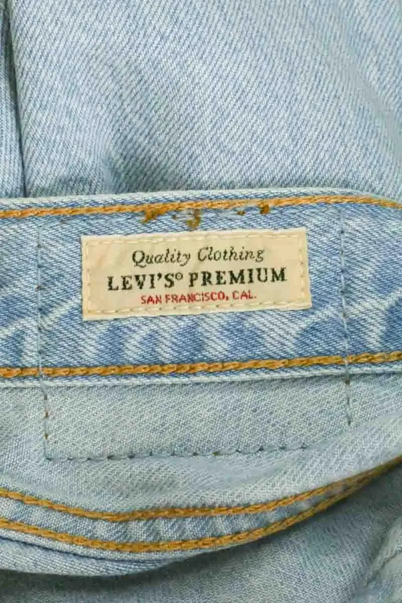 Jean droit Levi's 501 Bleu en Coton
