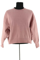 Sweatshirt Sézane Rose en Coton, taille S - Seconde Main