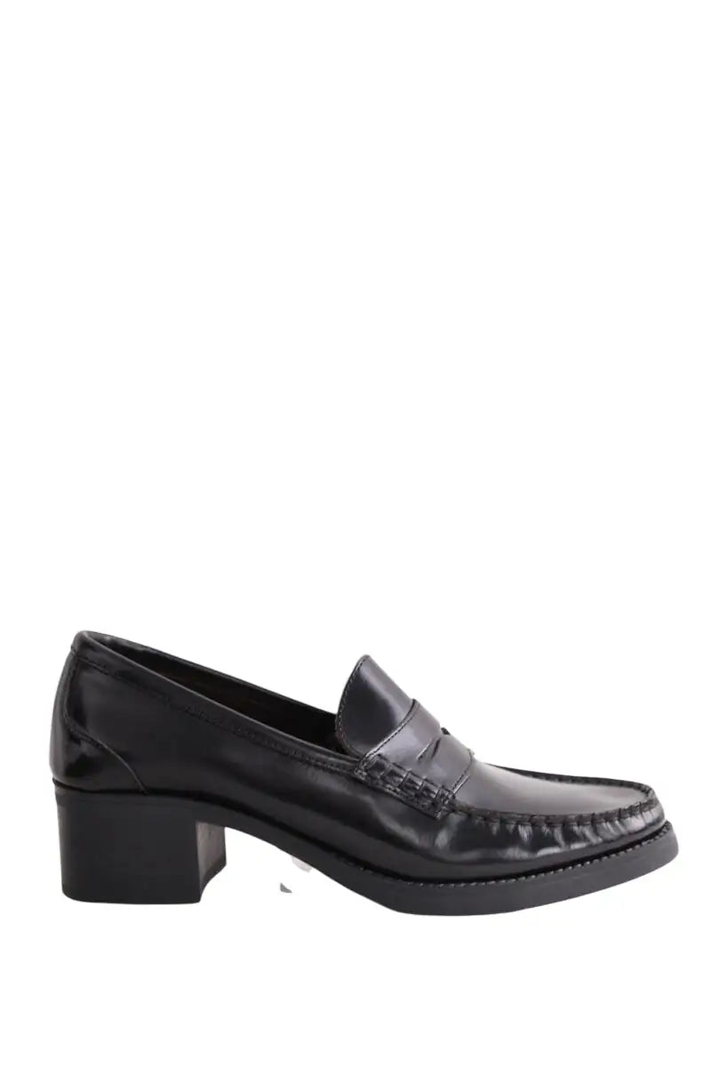 Mocassins LK Bennett Manon Noir en Cuir, taille 38 - Seconde Main
