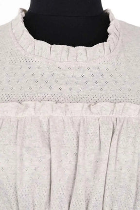 Blouse Louise Misha Gris en Coton