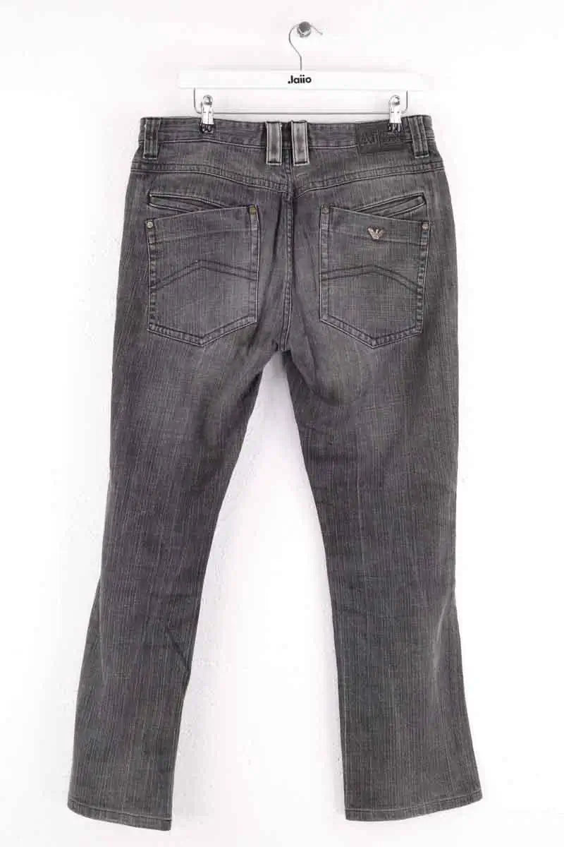 Jean droit Armani Jeans Gris en Coton
