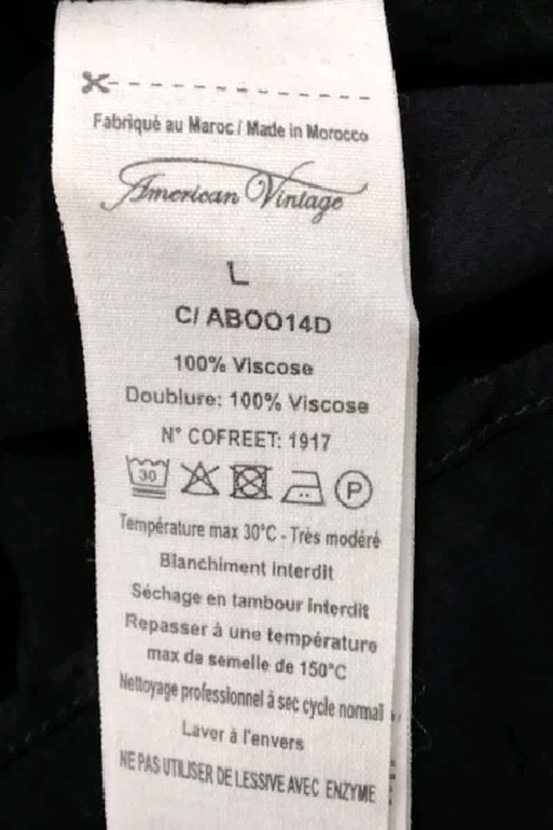 Robe American Vintage  Noir