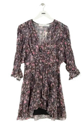 Robe Iro Violet en Synthétique, taille XS - Seconde Main