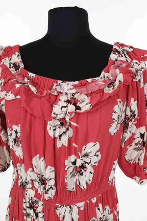 Robe Ba&Sh Rouge en Viscose