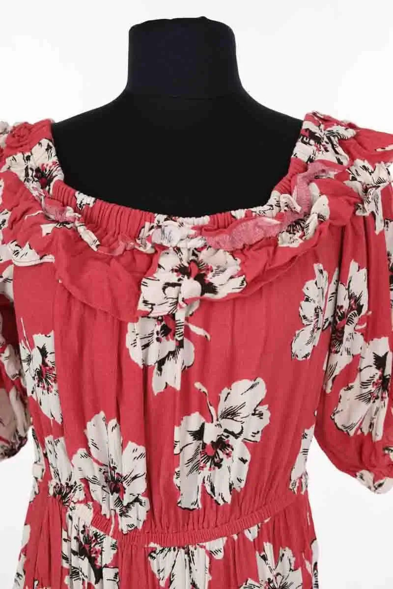 Robe Ba&Sh Rouge en Viscose