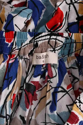 Mini jupe Ba&Sh Rouge en Viscose