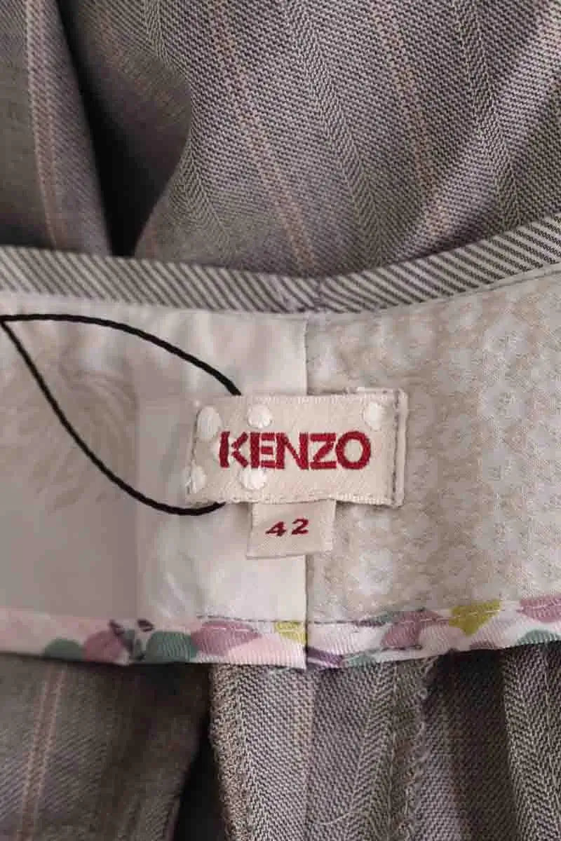 Pantalon Kenzo Gris en Laine