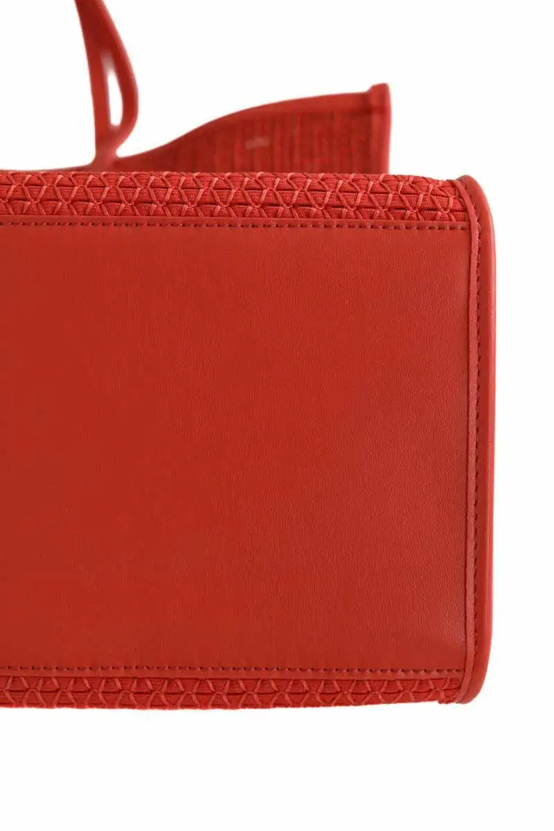 Cabas Tommy Hilfiger Orange en Tissu