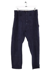 Pantalon Isabel Marant Marine en Coton, taille M - Seconde Main