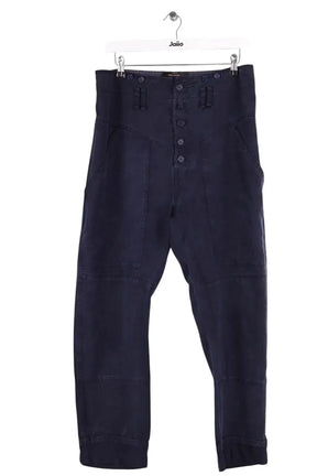 Pantalon Isabel Marant Marine en Coton, taille M - Seconde Main