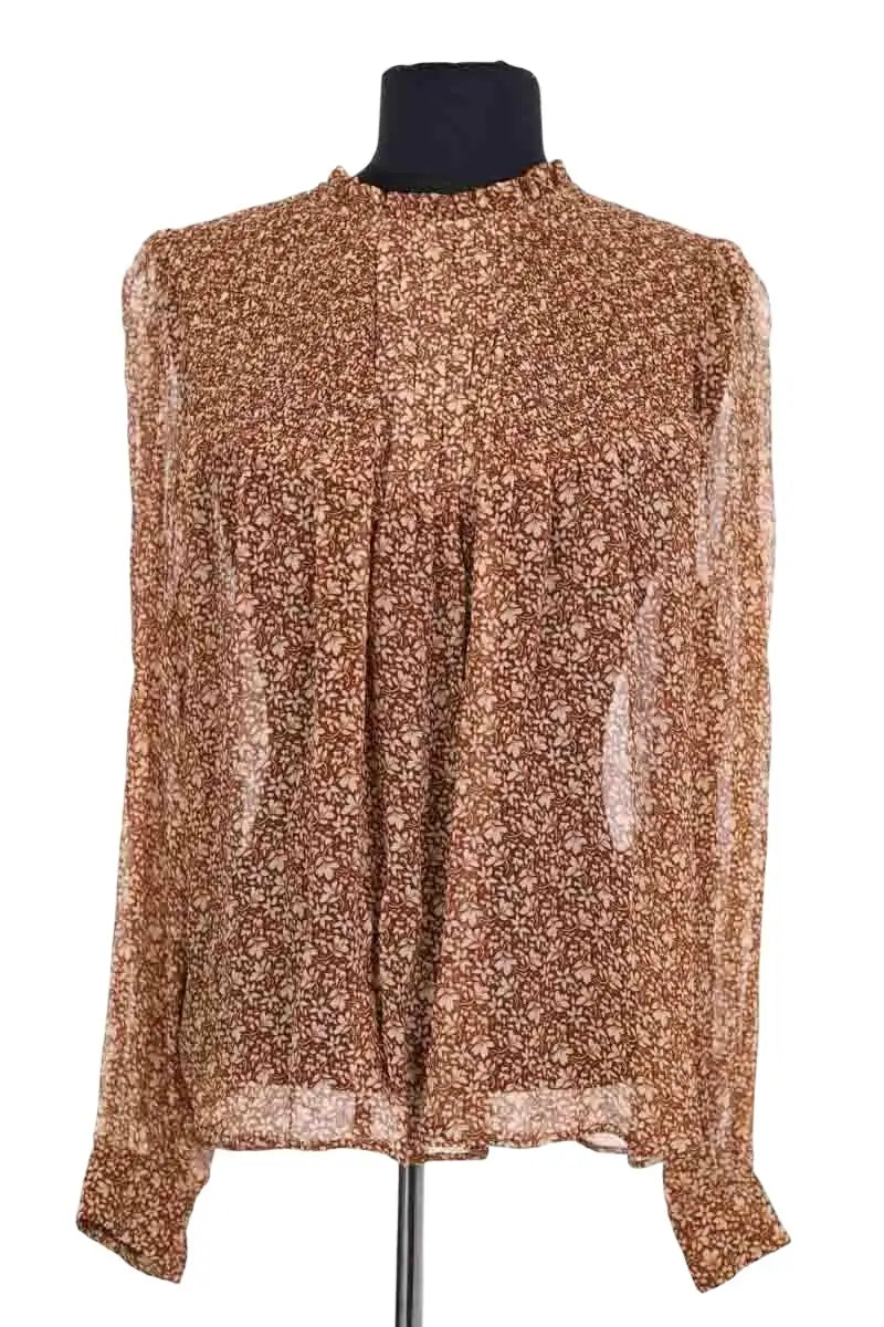 Blouse Sézane Marron en Viscose, taille S - Seconde Main