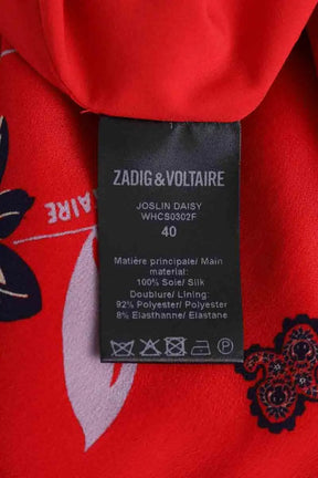 Jupe Zadig & Voltaire Rouge en Soie