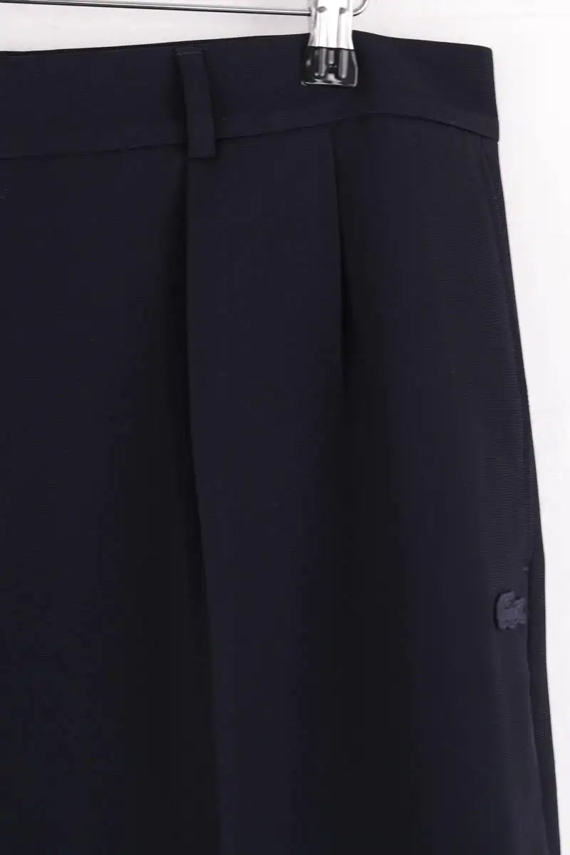 Pantalon droit Lacoste Marine en Synthétique
