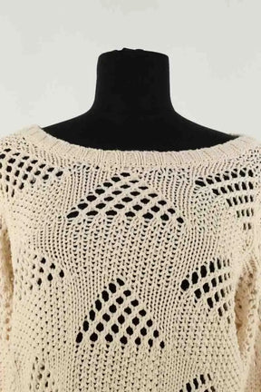 Pull Claudie Pierlot Ecru en Coton