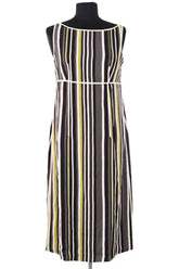 Robe Prada Gris en Soie, taille M - Seconde Main