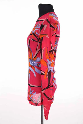 Blouse Diane Fries Rose en Synthétique