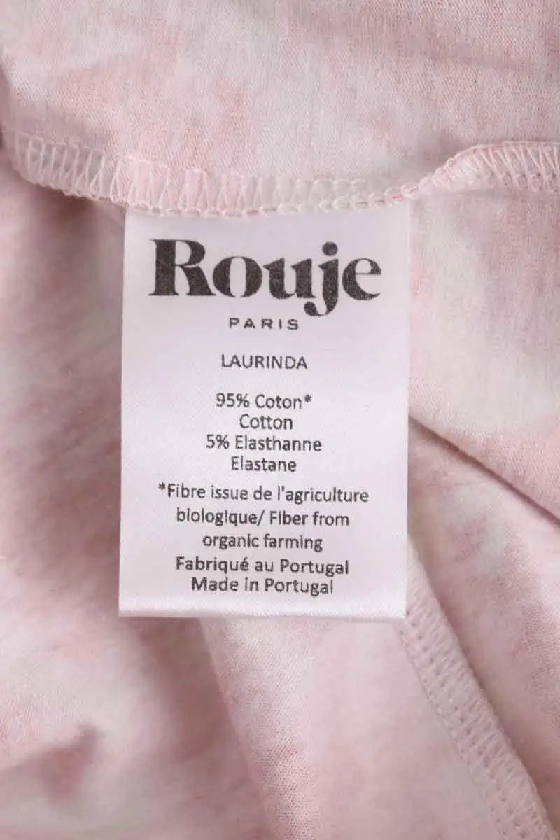 Robe Rouje Laurinda Rose en Coton
