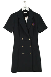 Robe Sandro Marine en Synthétique, taille XS - Seconde Main