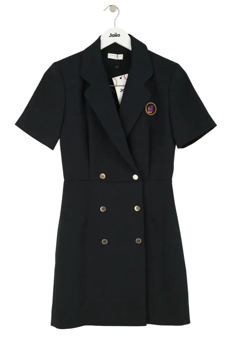 Robe Sandro Marine en Synthétique, taille XS - Seconde Main