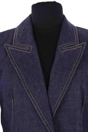 Blazer Claudie Pierlot Bleu en Coton