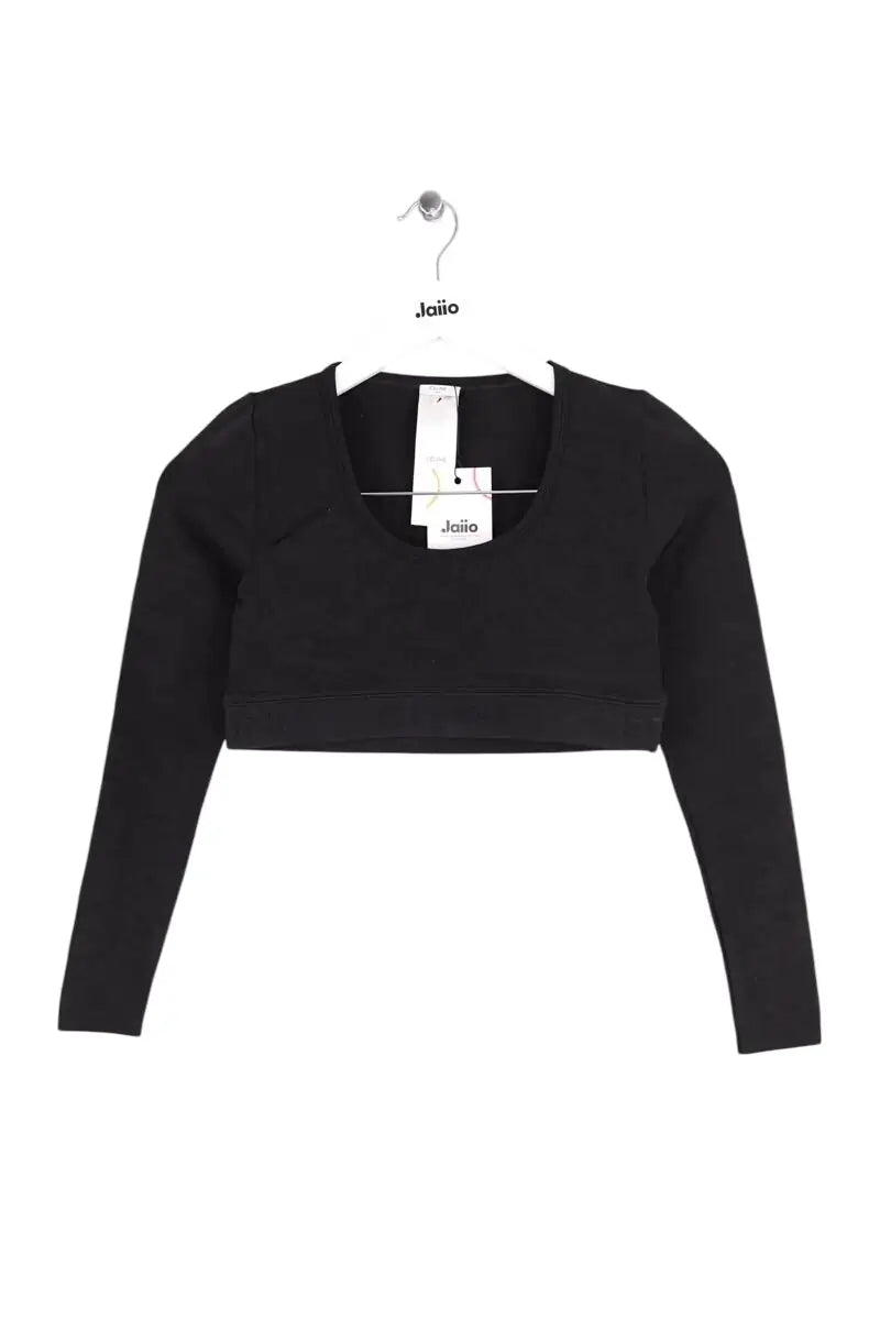 Top de Sport Celine Noir en Viscose, taille XS - Seconde Main