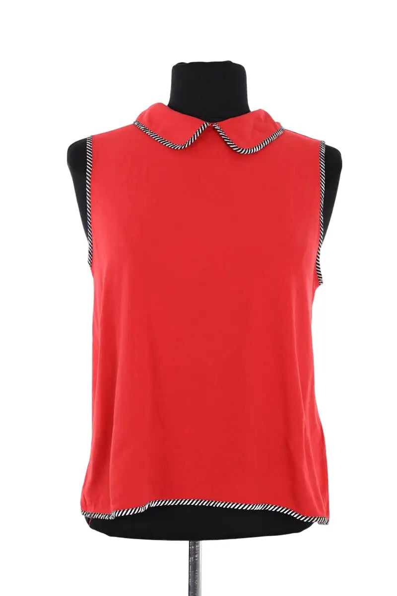 Top sans manche Tommy Hilfiger Rouge en Coton, taille S - Seconde Main