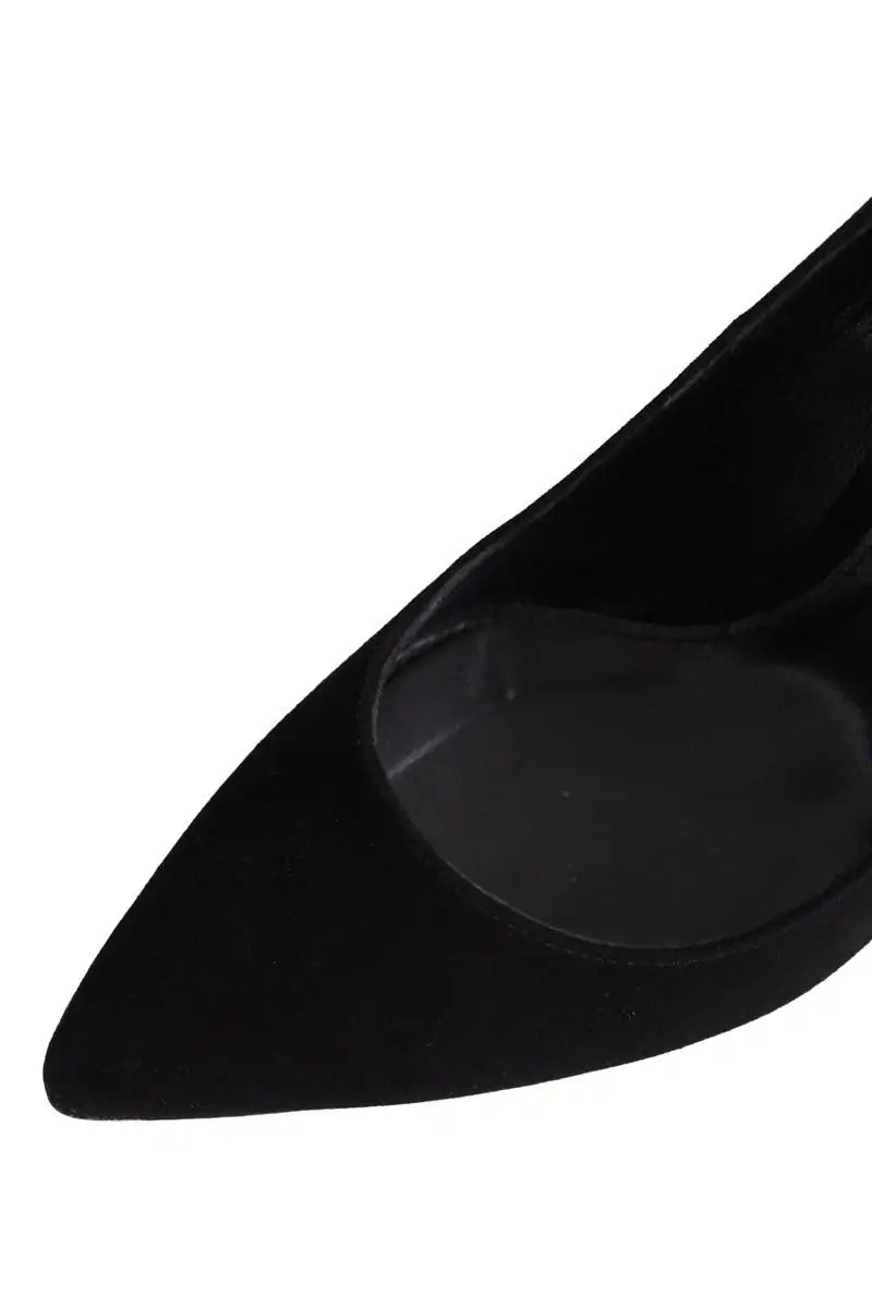Talons The Kooples Noir en Daim