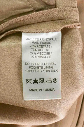 Pantalon Vanessa Bruno Beige en Synthétique