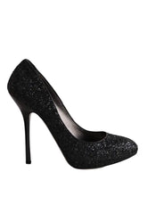 Talons Jimmy Choo Noir en Paillettes, taille 40 - Seconde Main