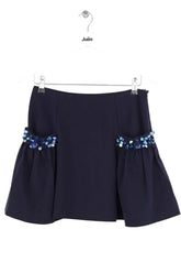 Mini jupe Manoush Bleu en Synthétique, taille L - Seconde Main