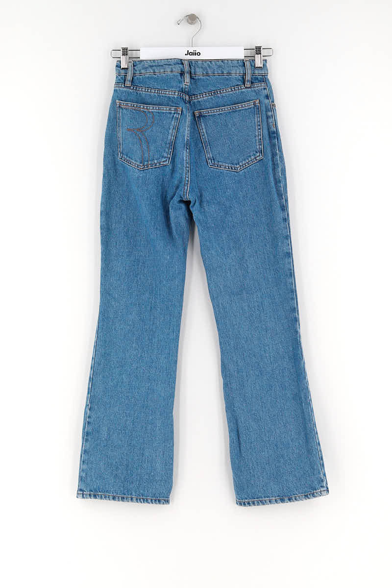 Jean bootcut Rouje  Bleu