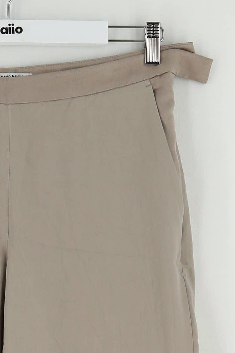 Pantalon droit Max Mara  Beige