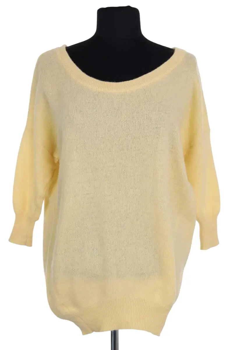 Pull Notshy Jaune en Cachemire, taille XS - Seconde Main