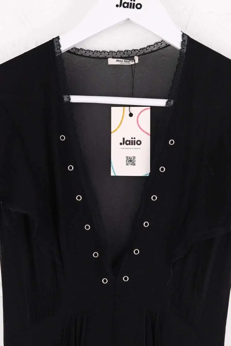 Robe Miu Miu Noir en Synthétique