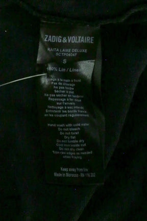 Robe Zadig & Voltaire Noir en Lin