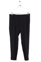 Pantalon droit Maison Sarah Lavoine Noir en Synthétique, taille S - Seconde Main