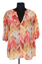 Blouse Ba&Sh Orange en Coton, taille L - Seconde Main