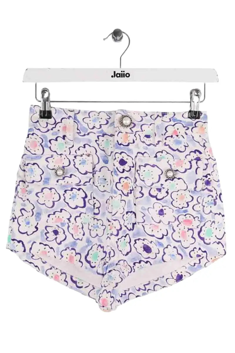 Mini short Alessandra Rich Bleu en Coton, taille XS - Seconde Main