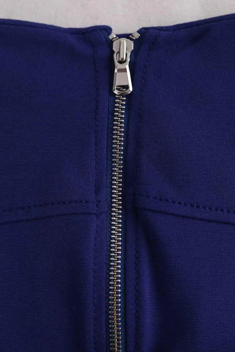 Jupe Pinko Bleu en Viscose
