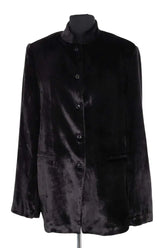 Blazer Loulou de Saison Lara Noir en Viscose, taille S - Seconde Main
