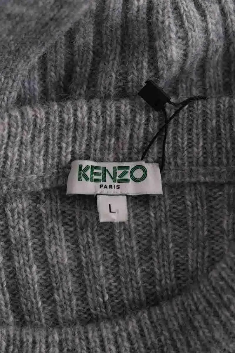 Robe Pull Kenzo Gris en Synthétique