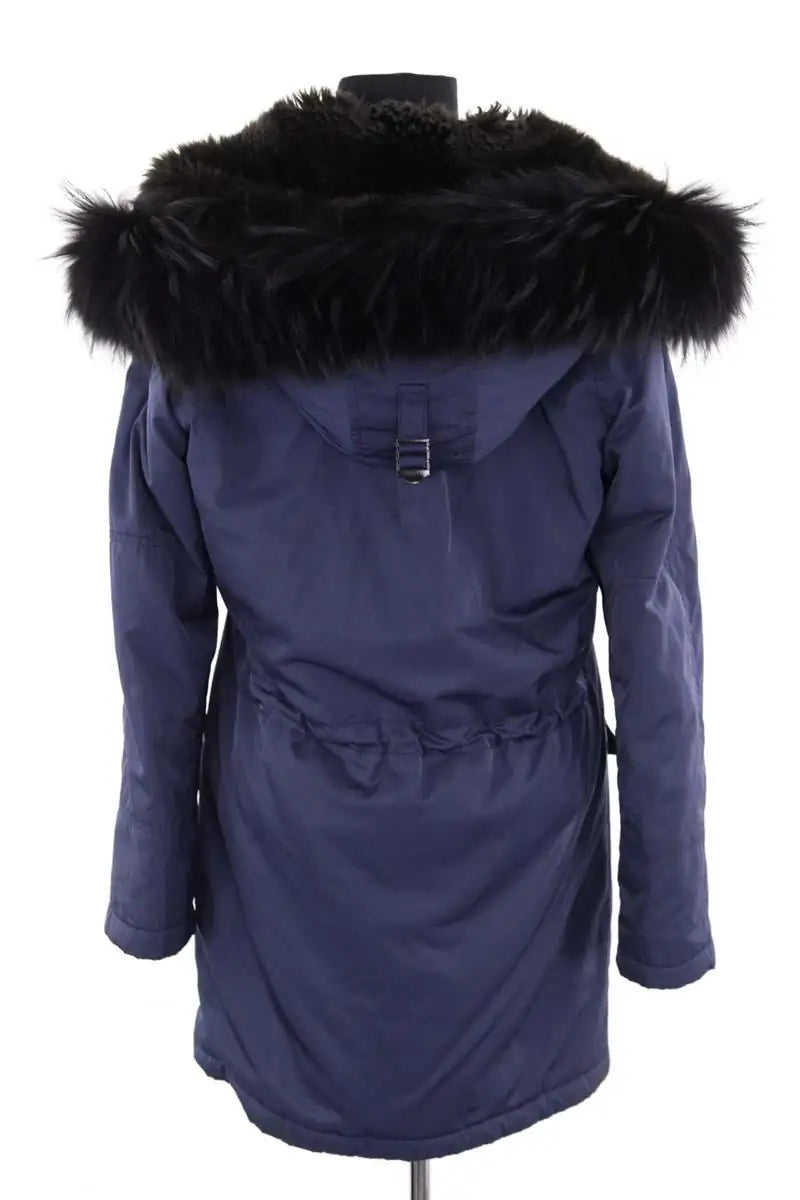 Parka The Kooples Bleu en Synthétique