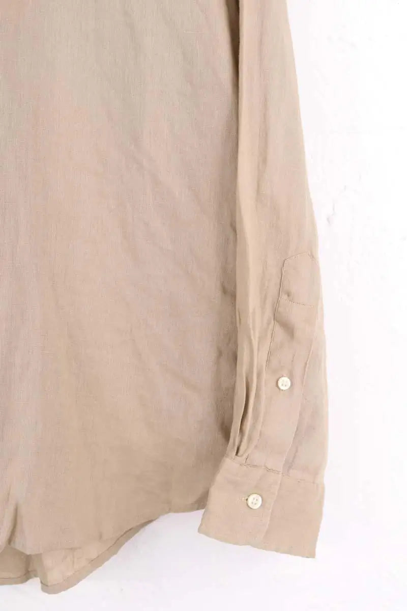 Chemise Ralph Lauren Beige en Lin