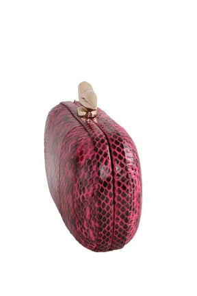 Pochette Diane Von Furstenberg Rose en Cuir