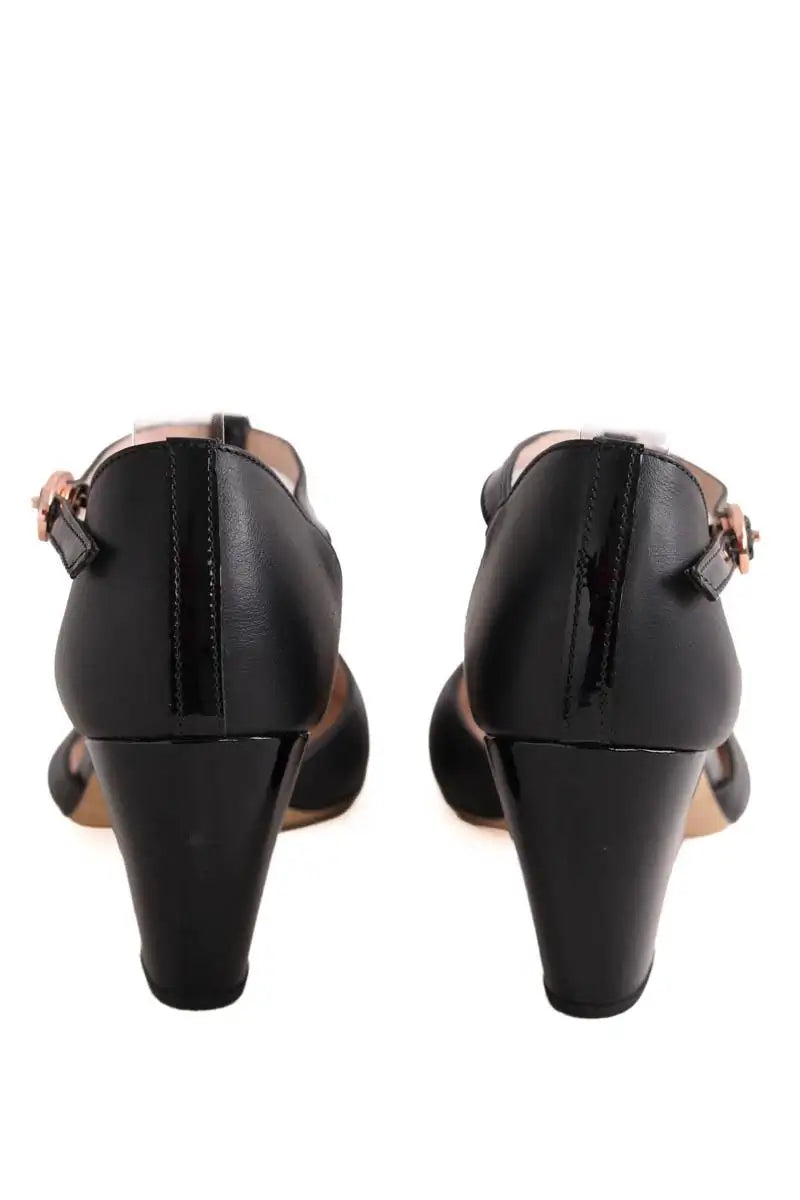 Talons Repetto Noir en Cuir