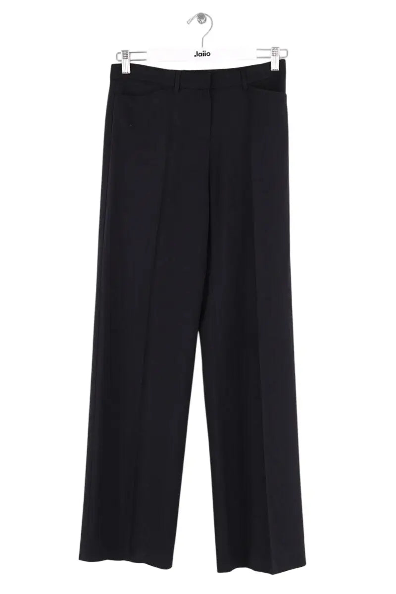 Pantalon droit Emporio Armani Noir en Laine, taille M - Seconde Main