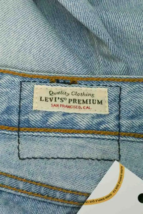 Jean droit Levi's Bleu en Coton