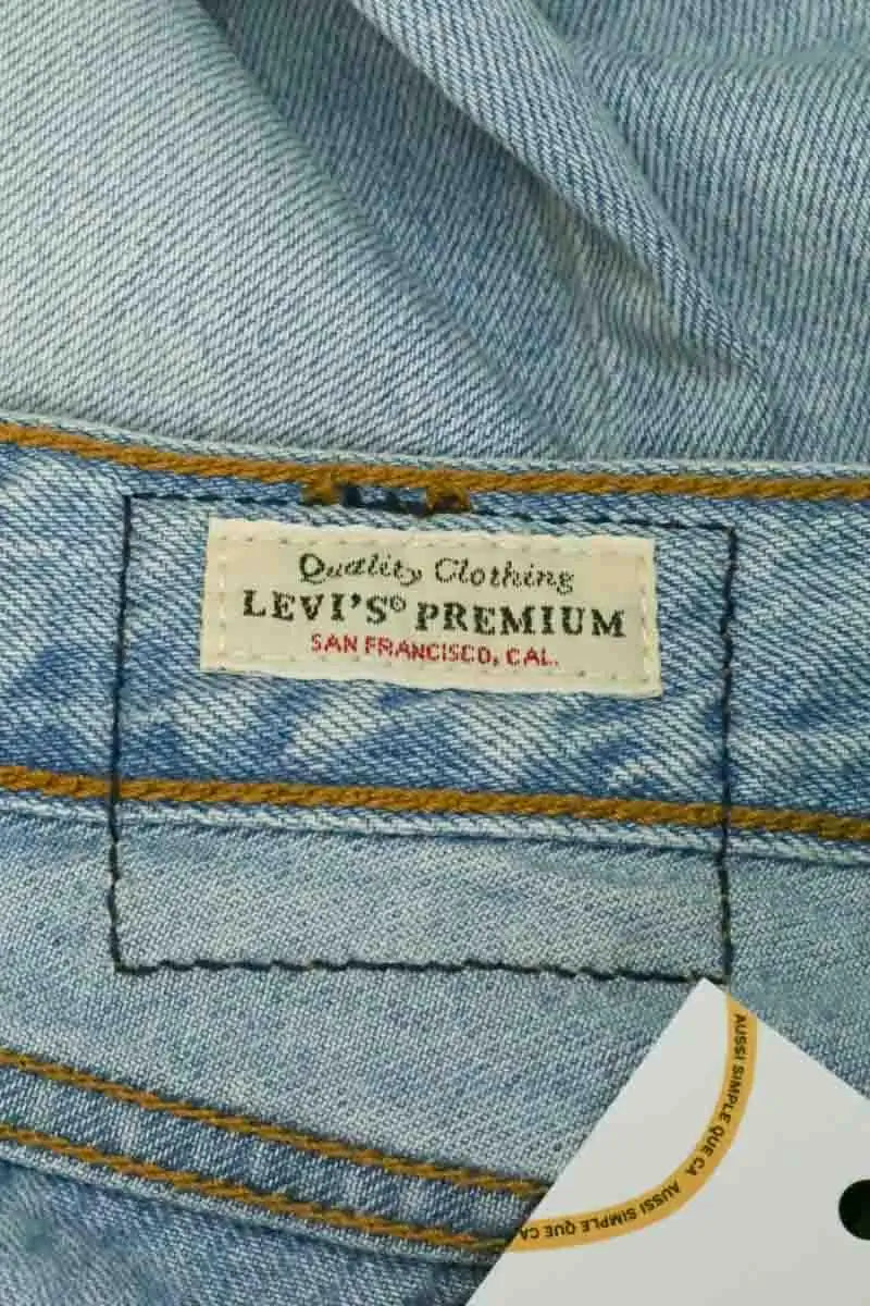 Jean droit Levi's Bleu en Coton