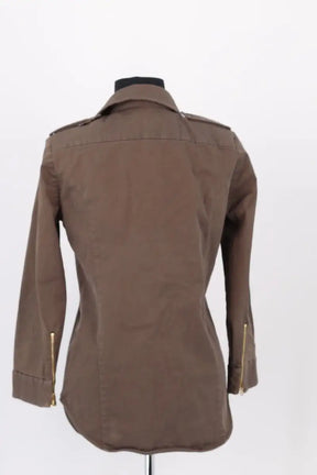 Top Sandro Marron en Coton